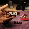 Dioramax - Cadre lumineux LED Red Dead Redemption 2 | Déco Gaming-room | Tableau lumineux | Affiche jeux vidéo | Idée cadeau gamer | Retro-gaming