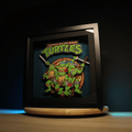 Dioramax - Cadre lumineux LED Tortues Ninja | Déco Gaming-room | Tableau lumineux | Affiche jeux vidéo | Idée cadeau gamer | Retro-gaming