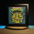 Dioramax - Cadre lumineux LED Tortues Ninja | Déco Gaming-room | Tableau lumineux | Affiche jeux vidéo | Idée cadeau gamer | Retro-gaming