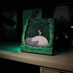 Dioramax - Cadre lumineux LED Totoro | Déco Gaming-room | Tableau lumineux | Affiche jeux vidéo | Idée cadeau gamer | Retro-gaming