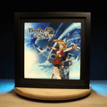 Dioramax - Cadre lumineux LED trails in the sky | Déco Gaming-room | Tableau lumineux | Affiche jeux vidéo | Idée cadeau gamer | Retro-gaming