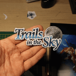 Diorama lumineux trails in the sky, déco gaming room, cadre lumineux trails in the sky