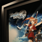 Dioramax - Cadre lumineux LED trails in the sky | Déco Gaming-room | Tableau lumineux | Affiche jeux vidéo | Idée cadeau gamer | Retro-gaming