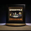 Dioramax - Cadre lumineux LED Undertale | Déco Gaming-room | Tableau lumineux | Affiche jeux vidéo | Idée cadeau gamer | Retro-gaming