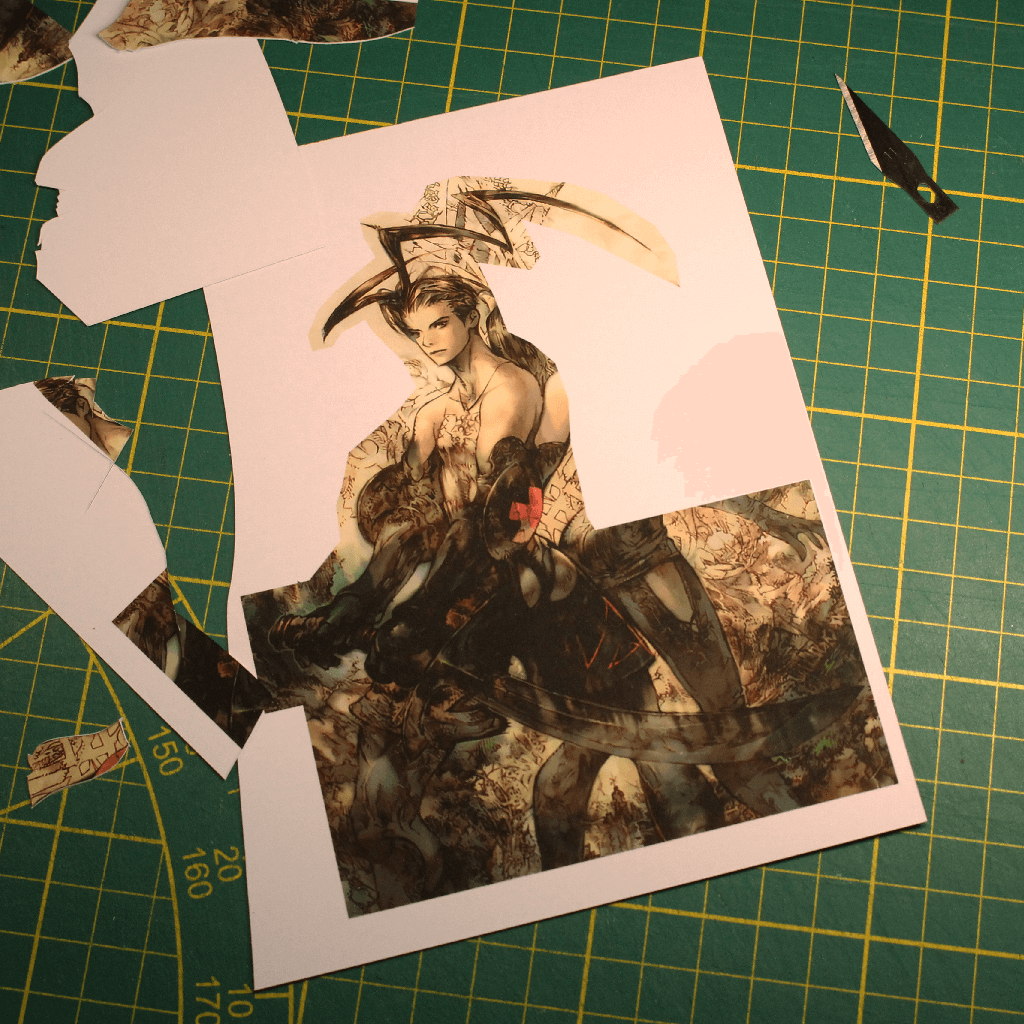 Dioramax - Cadre lumineux LED Vagrant Story | Déco Gaming-room | Tableau lumineux | Affiche jeux vidéo | Idée cadeau gamer | Retro-gaming