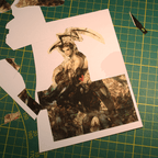 Dioramax - Cadre lumineux LED Vagrant Story | Déco Gaming-room | Tableau lumineux | Affiche jeux vidéo | Idée cadeau gamer | Retro-gaming