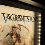 Dioramax - Cadre lumineux LED Vagrant Story | Déco Gaming-room | Tableau lumineux | Affiche jeux vidéo | Idée cadeau gamer | Retro-gaming