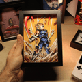 Dioramax - Cadre lumineux LED Végéta | Déco Gaming-room | Tableau lumineux | Affiche jeux vidéo | Idée cadeau gamer | Retro-gaming