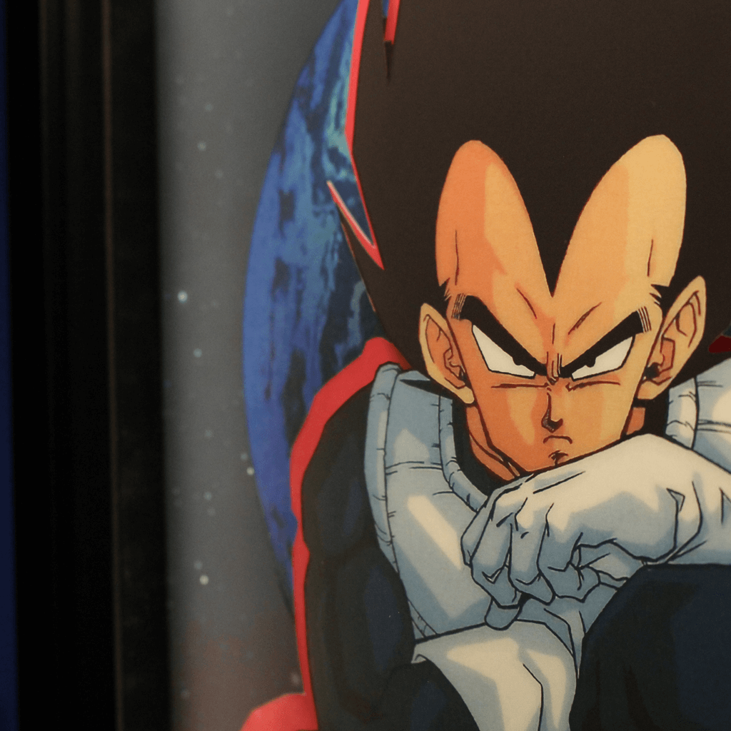 Dioramax - Cadre lumineux LED Dragon Ball | Déco Gaming-room | Tableau lumineux | Affiche jeux vidéo | Idée cadeau gamer | Retro-gaming