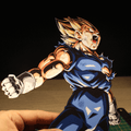 Dioramax - Cadre lumineux LED Végéta | Déco Gaming-room | Tableau lumineux | Affiche jeux vidéo | Idée cadeau gamer | Retro-gaming