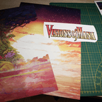 Dioramax - Cadre lumineux LED Vision of Mana | Déco Gaming-room | Tableau lumineux | Affiche jeux vidéo | Idée cadeau gamer | Retro-gaming