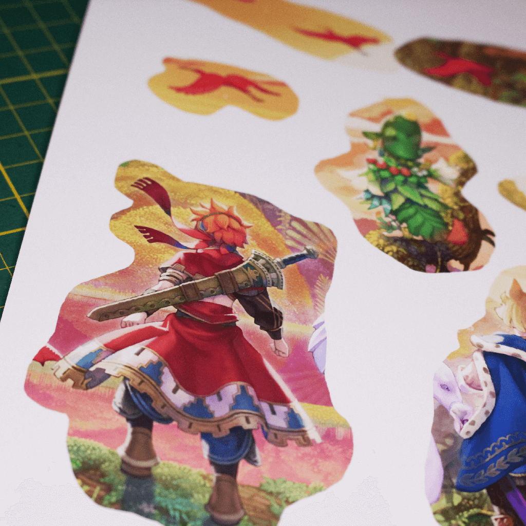 Dioramax - Cadre lumineux LED Vision of Mana | Déco Gaming-room | Tableau lumineux | Affiche jeux vidéo | Idée cadeau gamer | Retro-gaming