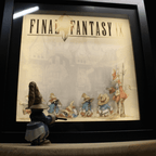 Dioramax - Cadre lumineux LED FF9 | Déco Gaming-room | Tableau lumineux | Affiche jeux vidéo | Idée cadeau gamer | Retro-gaming