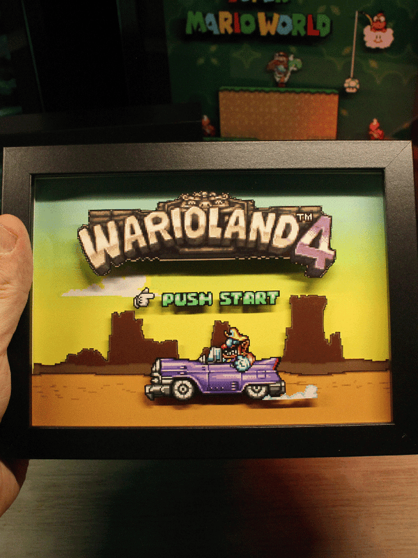 Diorama – Wario Land 4 – Déco Murale
