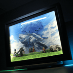 Dioramax - Cadre lumineux Xenoblade 2| Déco Gaming-room | Tableau lumineux | Affiche jeux vidéo | Idée cadeau gamer | Retro-gaming