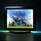 Dioramax - Cadre lumineux Xenoblade 2| Déco Gaming-room | Tableau lumineux | Affiche jeux vidéo | Idée cadeau gamer | Retro-gaming