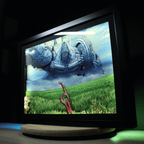 Dioramax - Cadre lumineux LED Xenoblade | Déco Gaming-room | Tableau lumineux | Affiche jeux vidéo | Idée cadeau gamer | Retro-gaming