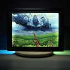Dioramax - Cadre lumineux LED Xenoblade | Déco Gaming-room | Tableau lumineux | Affiche jeux vidéo | Idée cadeau gamer | Retro-gaming