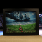 Dioramax - Cadre lumineux LED Xenoblade | Déco Gaming-room | Tableau lumineux | Affiche jeux vidéo | Idée cadeau gamer | Retro-gaming