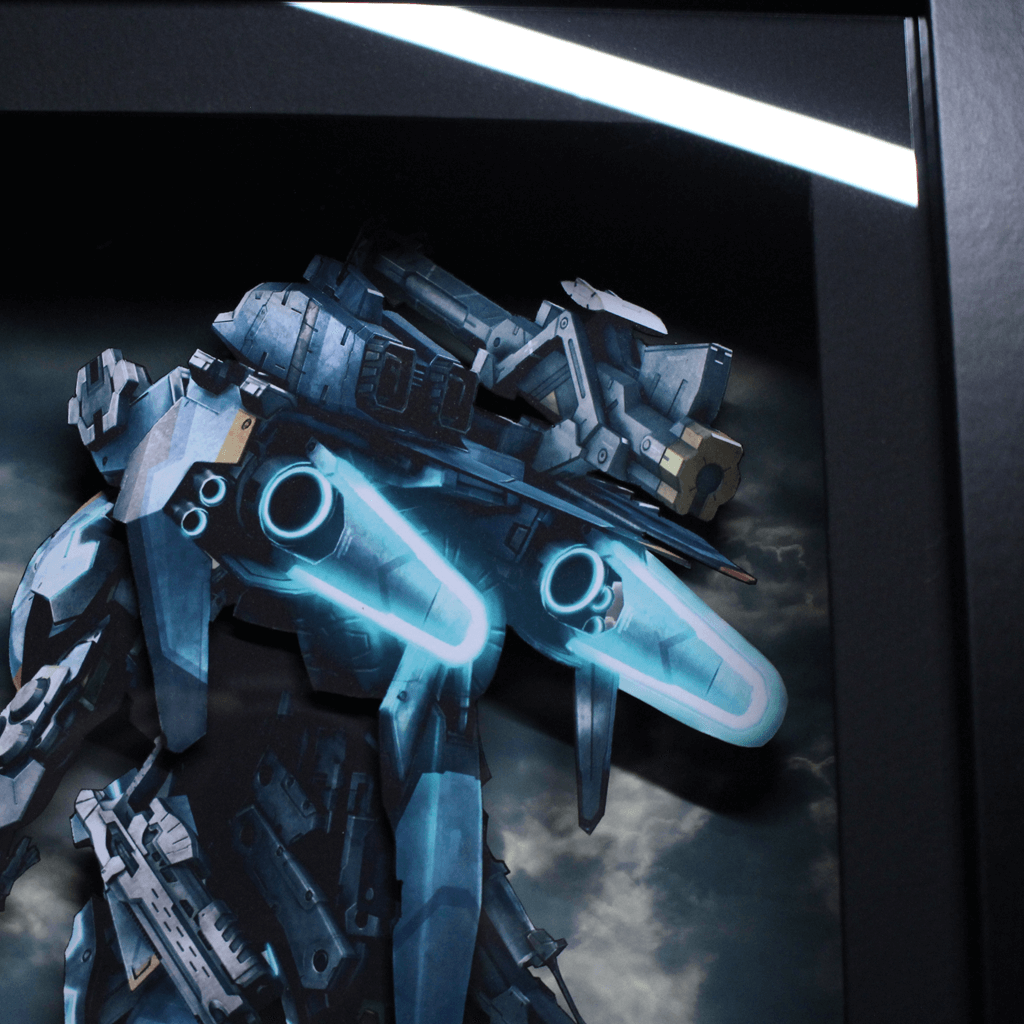 Dioramax - Cadre lumineux LED Xenoblade X | Déco Gaming-room | Tableau lumineux | Affiche jeux vidéo | Idée cadeau gamer | Retro-gaming