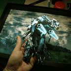 Dioramax - Cadre lumineux LED Xenoblade X | Déco Gaming-room | Tableau lumineux | Affiche jeux vidéo | Idée cadeau gamer | Retro-gaming