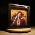 Dioramax - Cadre lumineux LED Yakuza 7 | Déco Gaming-room | Tableau lumineux | Affiche jeux vidéo | Idée cadeau gamer | Retro-gaming