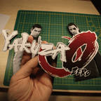 Dioramax - Cadre lumineux LED Yakuza 0 | Déco Gaming-room | Tableau lumineux | Affiche jeux vidéo | Idée cadeau gamer | Retro-gaming