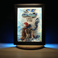 Dioramax - Cadre lumineux LED Ys 8 | Déco Gaming-room | Tableau lumineux | Affiche jeux vidéo | Idée cadeau gamer | Retro-gaming