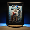 Dioramax - Cadre lumineux LED Ys 8 | Déco Gaming-room | Tableau lumineux | Affiche jeux vidéo | Idée cadeau gamer | Retro-gamingv