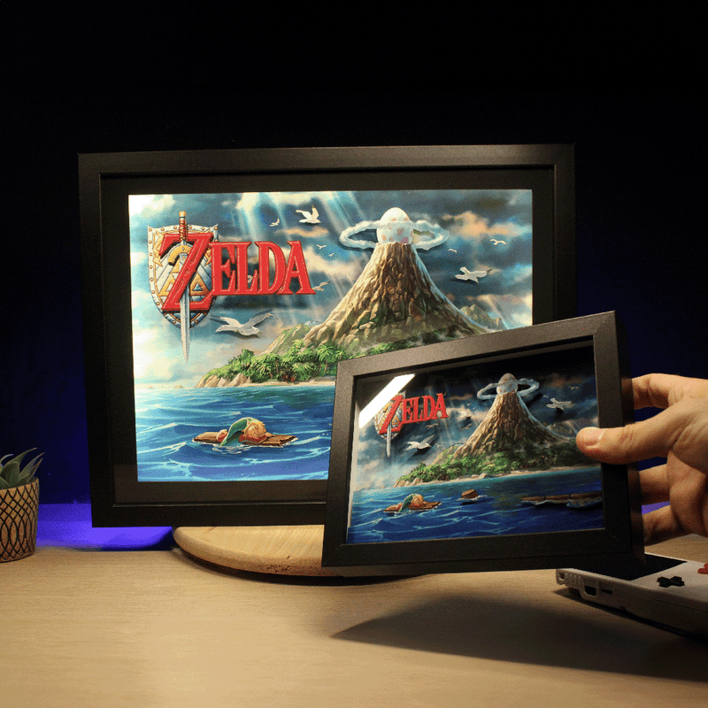 Diorama – Zelda : Link's Awakening – Déco Murale