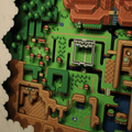 Diorama – Zelda 3 : A Link to the Past (Carte) – Déco Murale