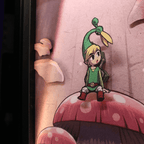 Dioramax - Cadre lumineux LED Zelda Minish Cap | Déco Gaming-room | Tableau lumineux | Affiche jeux vidéo | Idée cadeau gamer | Retro-gaming