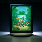 Diorama Zelda The Minish Cap, déco gaming, cadre lumineux