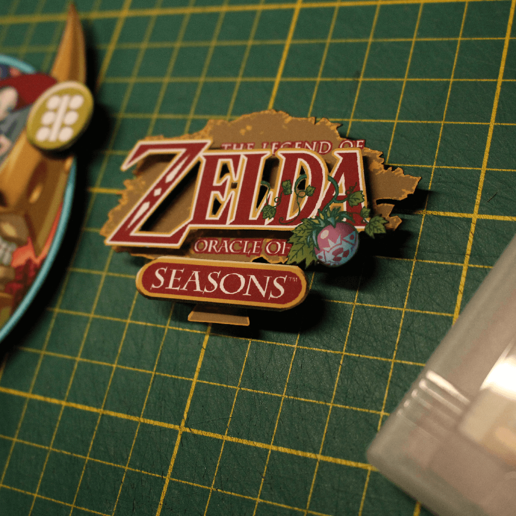 Dioramax - Cadre lumineux LED Zelda Seasons | Déco Gaming-room | Tableau lumineux | Affiche jeux vidéo | Idée cadeau gamer | Retro-gaming
