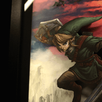 Dioramax - Cadre lumineux LED Zelda Twilight | Déco Gaming-room | Tableau lumineux | Affiche jeux vidéo | Idée cadeau gamer | Retro-gaming