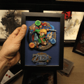 Dioramax - Cadre lumineux LED Zelda Ages | Déco Gaming-room | Tableau lumineux | Affiche jeux vidéo | Idée cadeau gamer | Retro-gaming