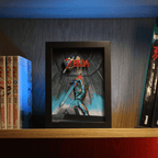 Dioramax - Cadre lumineux LED Zelda Ocarina | Déco Gaming-room | Tableau lumineux | Affiche jeux vidéo | Idée cadeau gamer | Retro-gaming