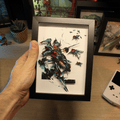 Dioramax - Cadre lumineux LED Castlevania | Déco Gaming-room | Tableau Z.O.E | Affiche jeux vidéo | Idée cadeau gamer | Retro-gaming