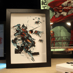 Dioramax - Cadre lumineux LED Z.O.E | Déco Gaming-room | Tableau Final Fantasy VII | Affiche jeux vidéo | Idée cadeau gamer | Retro-gaming