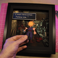 Dioramax - Cadre lumineux LED ff7| Déco Gaming-room | Tableau lumineux | Affiche jeux vidéo | Idée cadeau gamer | Retro-gaming