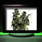 Dioramax - Cadre lumineux LED MGS3 | Déco Gaming-room | Tableau lumineux | Affiche jeux vidéo | Idée cadeau gamer | Retro-gaming