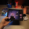 Dioramax - Cadre lumineux LED Hollow knight | Déco Gaming-room | Tableau lumineux | Affiche jeux vidéo | Idée cadeau gamer | Retro-gaming