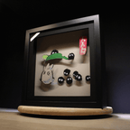 Dioramax - Cadre lumineux LED Totoro | Déco Gaming-room | Tableau lumineux | Affiche jeux vidéo | Idée cadeau gamer | Retro-gaming