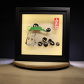 Dioramax - Cadre lumineux LED Totoro | Déco Gaming-room | Tableau lumineux | Affiche jeux vidéo | Idée cadeau gamer | Retro-gaming