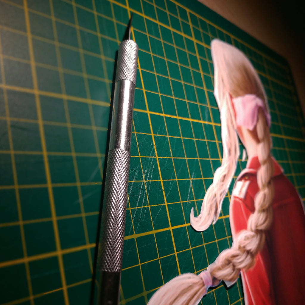 Dioramax - Cadre lumineux LED FF7 Aerith | Déco Gaming-room | Tableau lumineux | Affiche jeux vidéo | Idée cadeau gamer | Retro-gaming