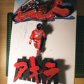 Dioramax - Cadre lumineux LED Akira | Déco Gaming-room | Tableau lumineux | Affiche jeux vidéo | Idée cadeau gamer | Retro-gaming
