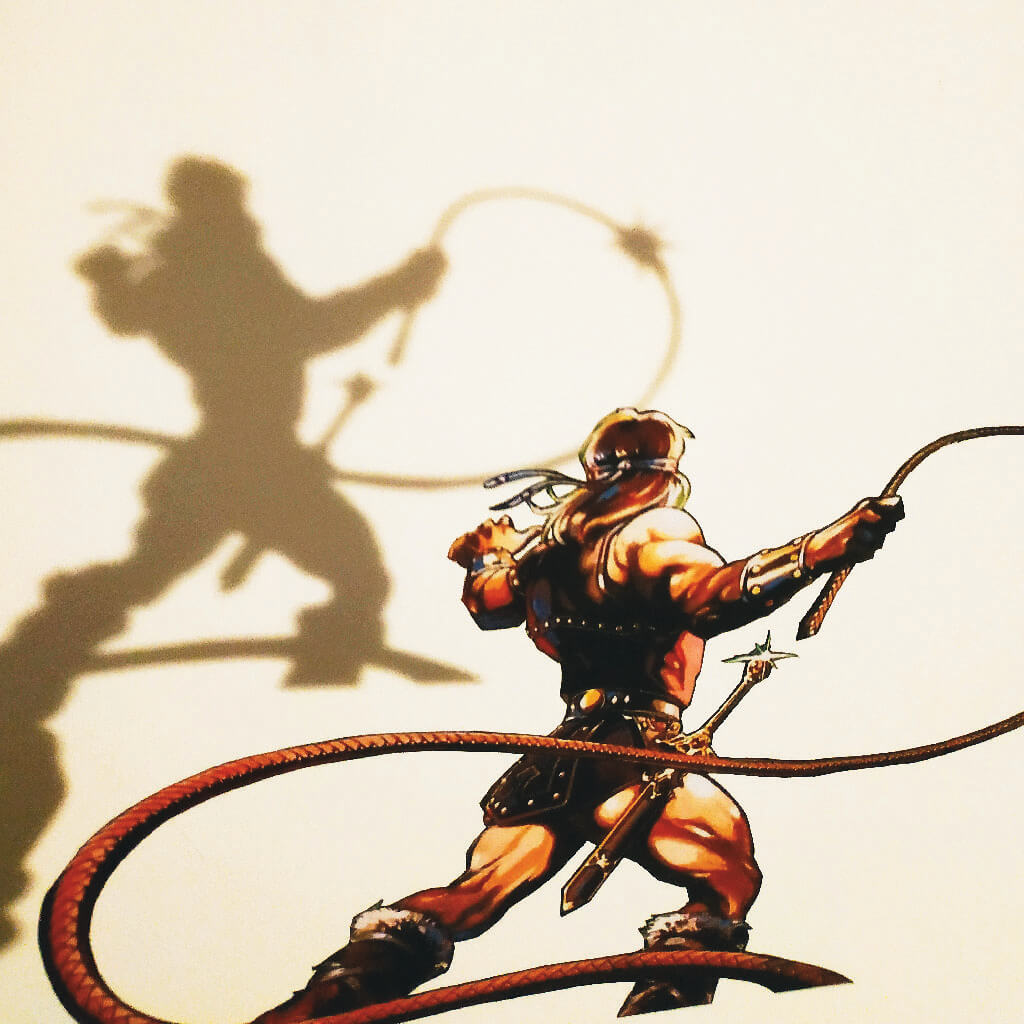 Dioramax - Cadre lumineux LED Castlevania | Déco Gaming-room | Tableau lumineux | Affiche jeux vidéo | Idée cadeau gamer | Retro-gaming