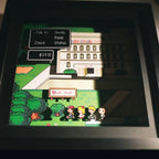Dioramax - Cadre lumineux LED Erthbound | Déco Gaming-room | Tableau lumineux | Affiche jeux vidéo | Idée cadeau gamer | Retro-gaming