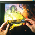 Dioramax - Cadre lumineux LED HearthStone | Déco Gaming-room | Tableau lumineux | Affiche jeux vidéo | Idée cadeau gamer | Retro-gaming