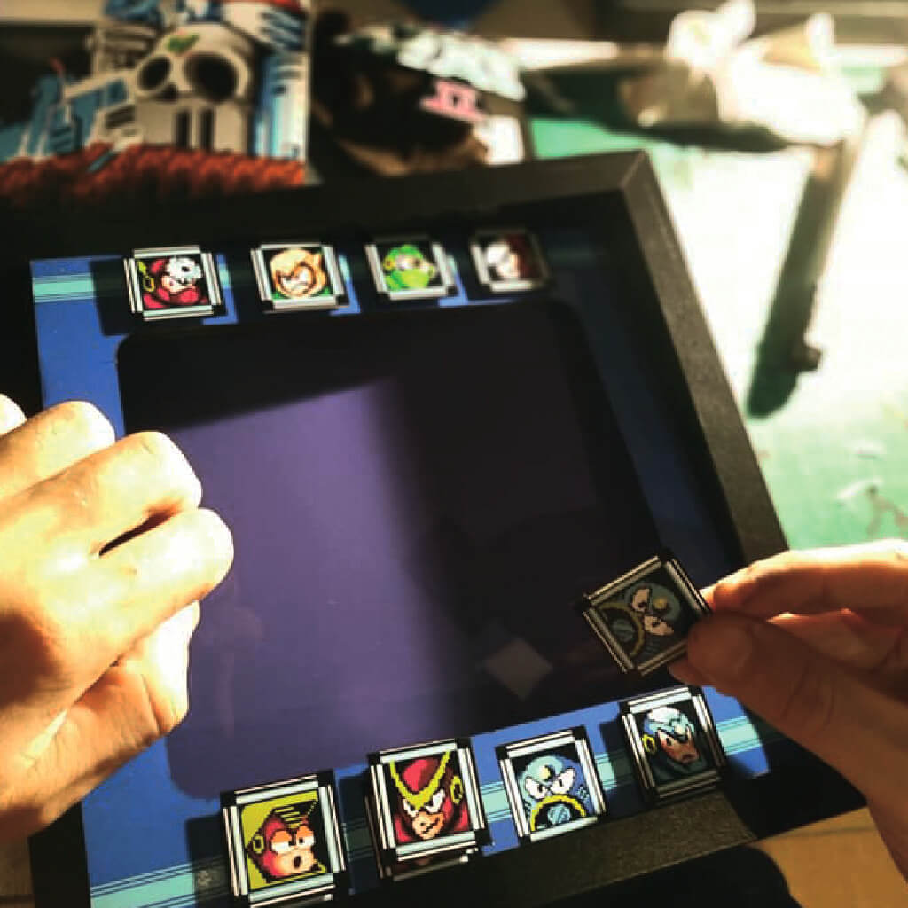 Dioramax - Cadre lumineux LED Magaman | Déco Gaming-room | Tableau lumineux | Affiche jeux vidéo | Idée cadeau gamer | Retro-gaming
